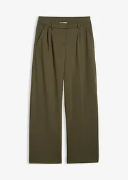 Pantaloni con pinces in misto viscosa, bonprix