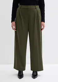 Pantaloni con pinces in misto viscosa, bonprix