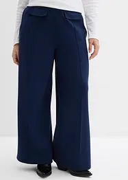 Pantaloni bootcut in misto viscosa leggermente lucido, bonprix