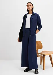 Pantaloni bootcut in misto viscosa leggermente lucido, bonprix