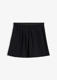 Gonna a pieghe in misto viscosa leggermente lucido, bonprix