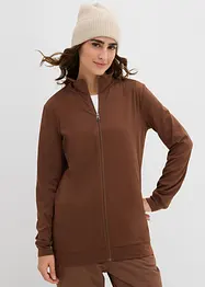 Felpa termica con zip, bonprix