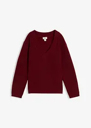 Maglione con scollo a V, bonprix