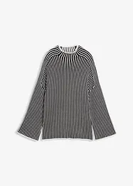 Maglione accollato in misto viscosa, bonprix