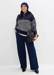 Jeans straight in cotone biologico, vita media, bonprix