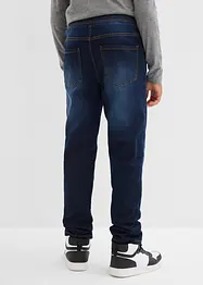 Jeans termici regular fit con elastico in vita e fodera in jersey, straight, bonprix