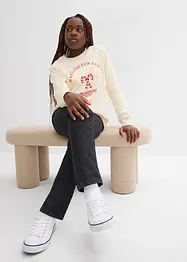 Felpa in puro cotone biologico, bonprix