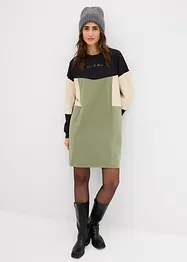 Abito in felpa di puro cotone, bonprix