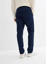 Pantaloni chino con fodera termica in flanella regular fit, tapered, bonprix