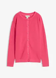Cardigan girocollo in filato fine, bonprix