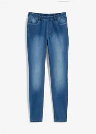 Jeggings skinny con cinta comoda, vita media, bonprix