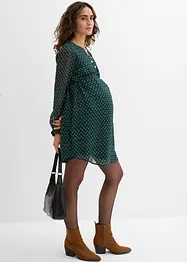 Abito prémaman / da allattamento 2 in 1 in chiffon, bonprix