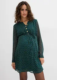 Abito prémaman / da allattamento 2 in 1 in chiffon, bonprix