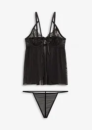 Baby-doll e perizoma (set 2 pezzi), bonprix