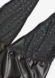 Body con perizoma e glitter, bonprix
