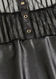 Mini abito effetto bagnato con collarino, bonprix