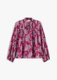 Tunica di chiffon con fantasia paisley, bonprix