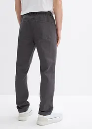 Pantaloni con elastico in vita straight, regular fit, bonprix
