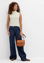 Top a collo alto in poliammide elasticizzata, bonprix