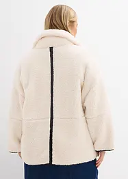 Giacca oversize in pile teddy, bonprix