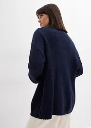 Cardigan oversize a maglia grossa, bonprix