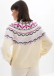 Cardigan norvegese oversize, bonprix