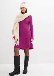 Abito midi in morbida maglia di misto viscosa, bonprix