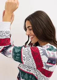 Pigiama in morbido cotone con sacchetto regalo, bonprix