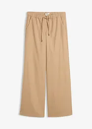 Pantaloni effetto lana con elastico in vita, bonprix