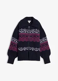 Cardigan norvegese oversize, bonprix