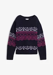 Maglione norvegese oversize, bonprix