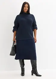 Maglione oversize a coste, bonprix