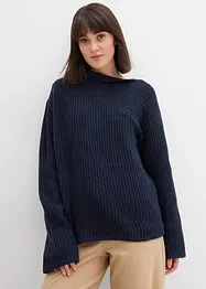 Maglione oversize a coste, bonprix