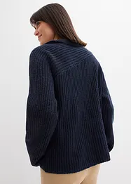 Maglione oversize a coste, bonprix