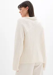 Maglione oversize a coste, bonprix