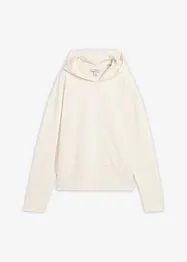 Felpa con cappuccio in morbido punto di Roma, bonprix