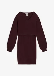 Completo prémaman in maglia (maglione e gonna), bonprix