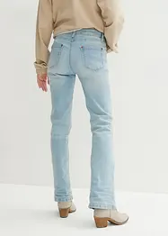 Jeans bootcut elasticizzati, vita media, bonprix