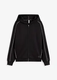 Giacca tecnica oversize con cappuccio, ad asciugatura rapida, bonprix