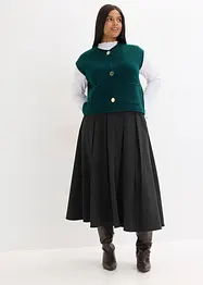 Gilet in maglia con bottoni decorativi, bonprix