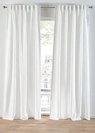 Tenda semitrasparente in poliestere riciclato (pacco da 2), bonprix