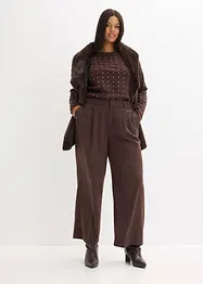 Maglia a maniche lunghe con strass, bonprix