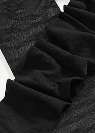 Collant con motivo a rete floreale, bonprix