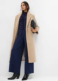 Cappotto doppiopetto in simil lana, bonprix