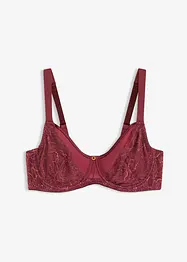 Reggiseno con ferretto e pizzo delicato, bonprix