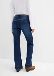 Jeans elasticizzati bootcut, vita media, bonprix