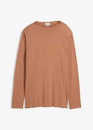 Maglia a maniche lunghe in misto cotone, bonprix