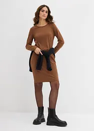 Abito in jersey aderente (pacco da 2), bonprix