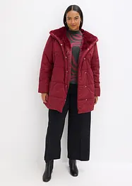 Giacca trapuntata con inserto in pelliccia sintetica, bonprix