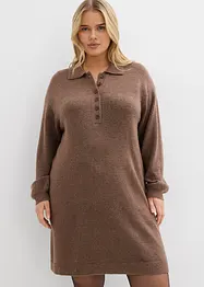 Abito in maglia corto con bottoni, bonprix